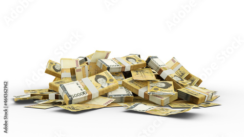 Quadro em tela 3D Stack of 50000 Korean won