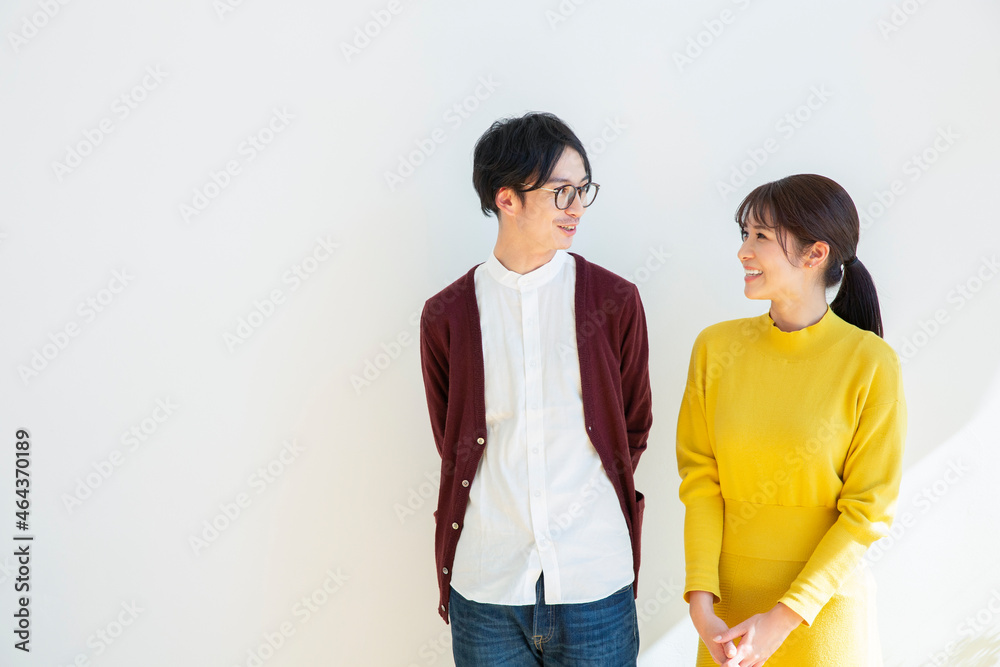 笑顔の夫婦のポートレート 笑顔の夫婦のポートレート