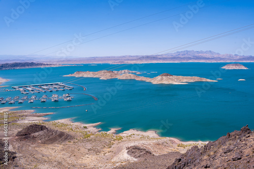 Canvas Print View of Lake Mead in Nevada