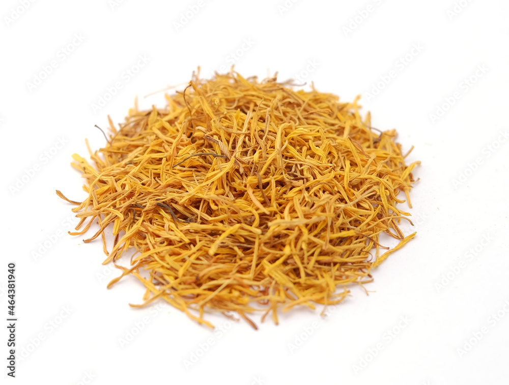 hempseed gangjeong, Nelumbo nymphaea on white background
