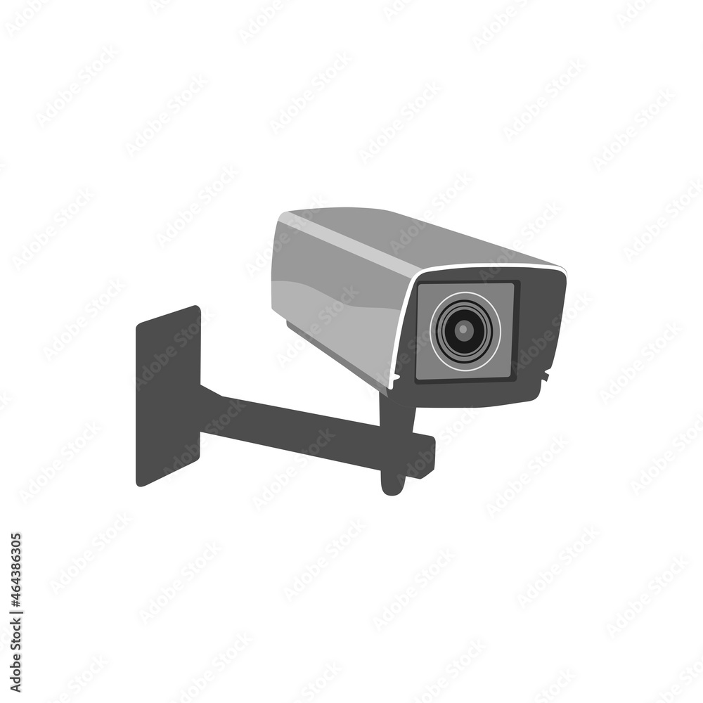 Security camera icon. minimalist icon isolated on white background. CCTV camera simple silhouette. Web site page and mobile app design element. Security camera icon. minimalist icon isolated on white background. CCTV camera simple silhouette. Web site page and mobile app design element.