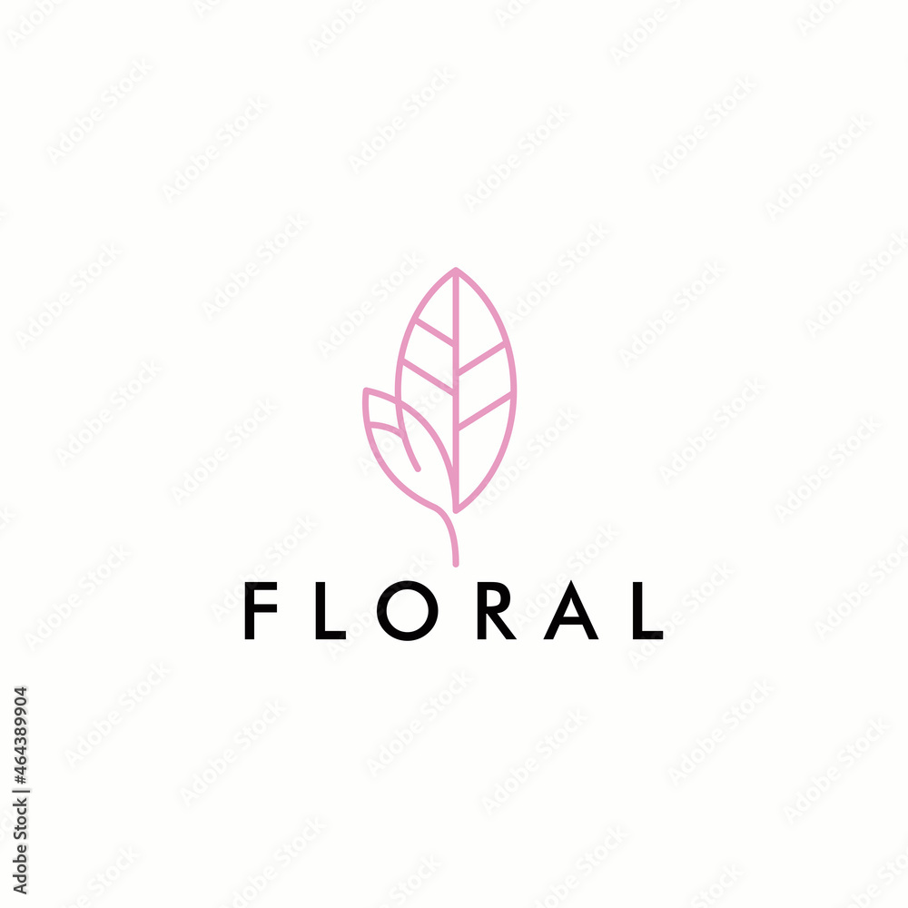 Natural organic Leaf plant logo design Natural organic Leaf plant logo design