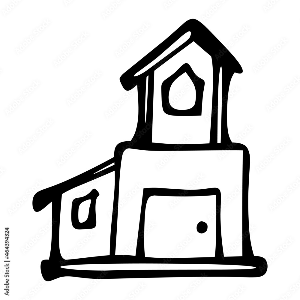 building architecture hand drawn illustration building architecture hand drawn illustration