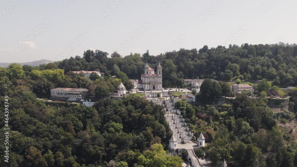 Christian pilgrimage site with a monumental, Baroque stairway, Bom Jesus do Monte in Tenoes. Christian pilgrimage site with a monumental, Baroque stairway, Bom Jesus do Monte in Tenoes.