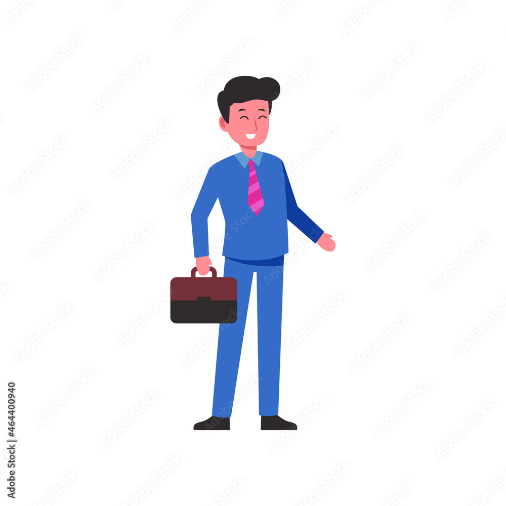 business working character style vector illustration design