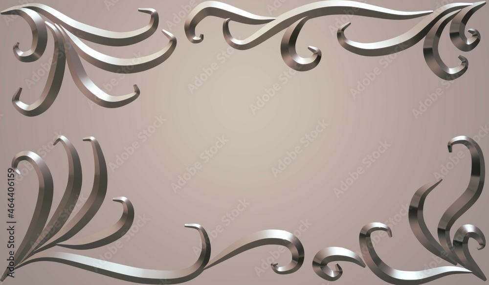 background with ornament border design