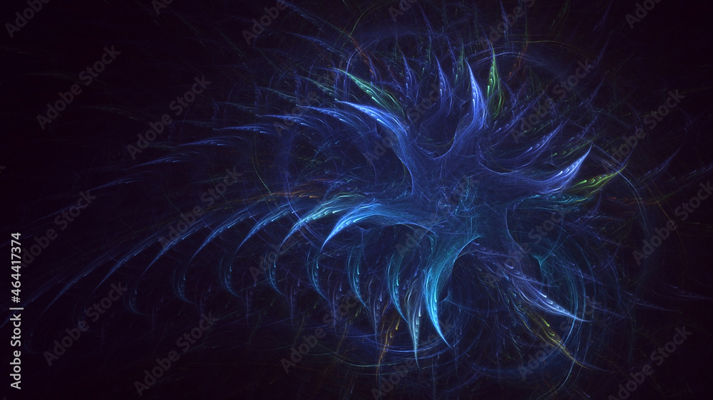 3D rendering abstract colorful fractal light background 3D rendering abstract colorful fractal light background
