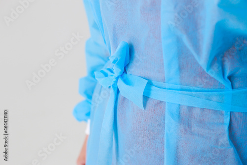 Disposable medical uniform protects against viruses and bacteria