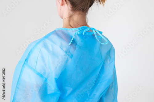 Disposable medical uniform protects against viruses and bacteria