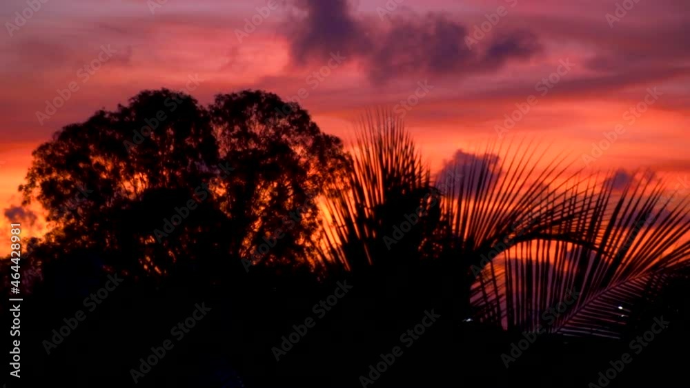 Picturesque of colorful sky during golden hour at sunset. Sliding left. Picturesque of colorful sky during golden hour at sunset. Sliding left.