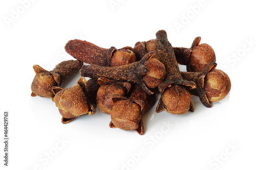 Clove spice close up isolated