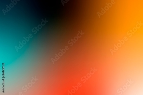 Colorful modern gradient background vector in orange and green