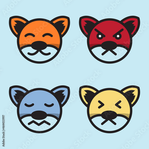 had cat  character, suitable for sticker