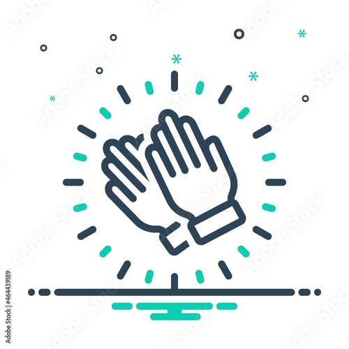 Mix icon for spanking