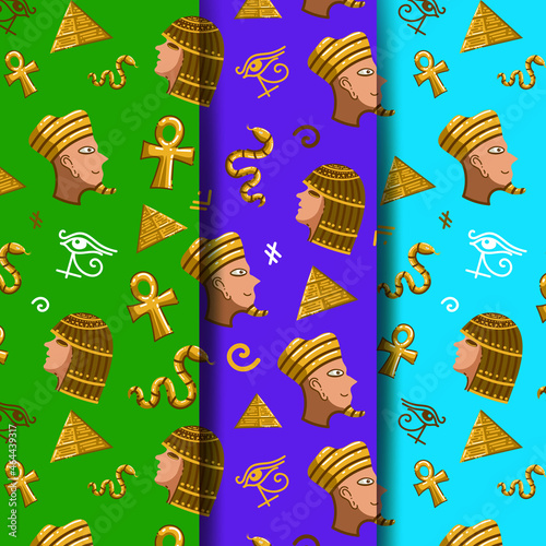 pattern egyptian ethnic vector