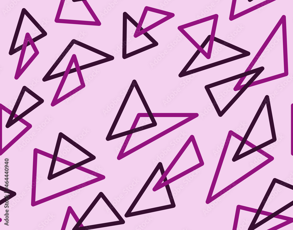 abstract pattern with colored triangles