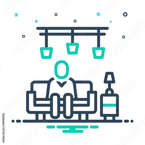 Mix icon for sitting