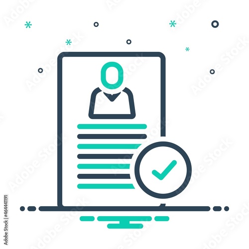 Mix icon for confirmed