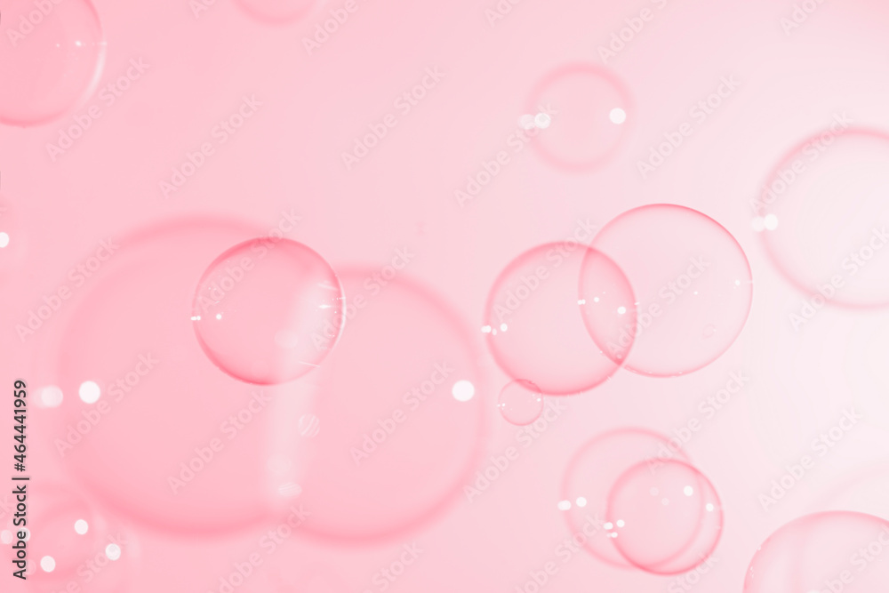 Beautiful Transparent Pink Soap Bubbles Background Beautiful Transparent Pink Soap Bubbles Background