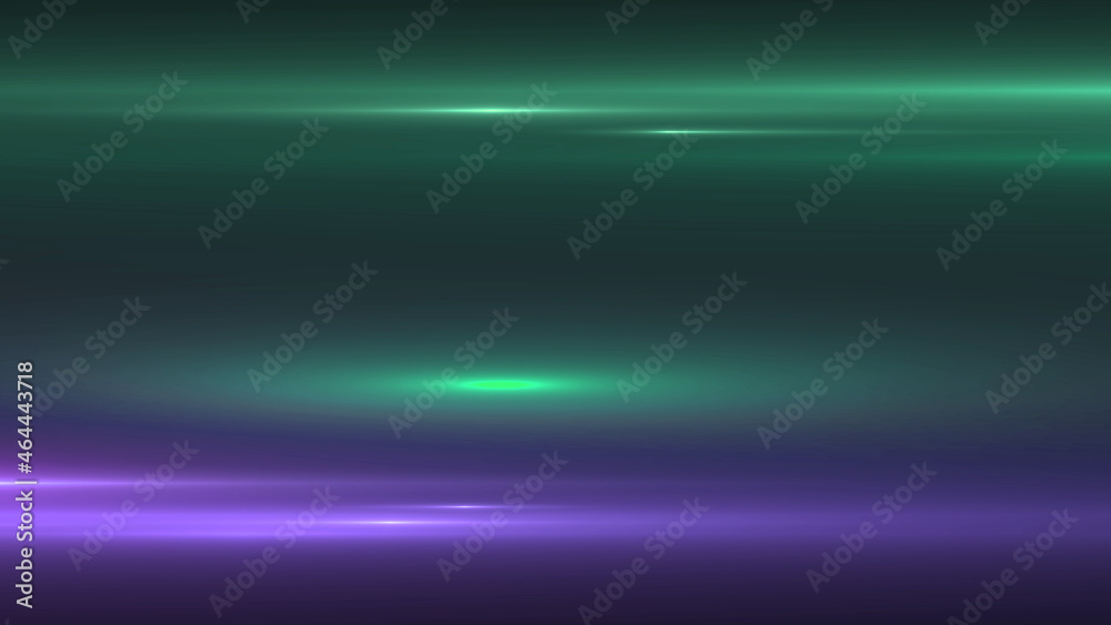 Lens flare on black backgound. Blue green neon background Lens flare on black backgound. Blue green neon background