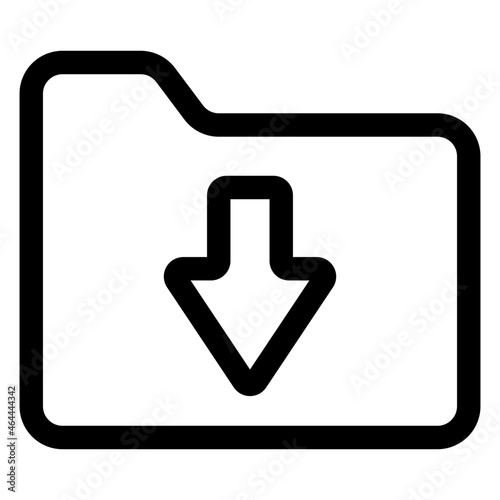 Folder download icon