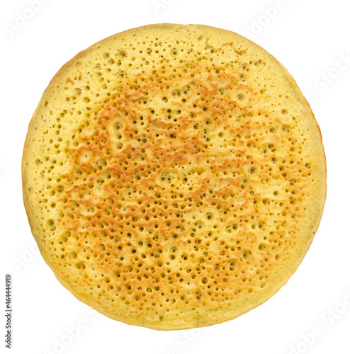 Textured background of delicious fried pancake