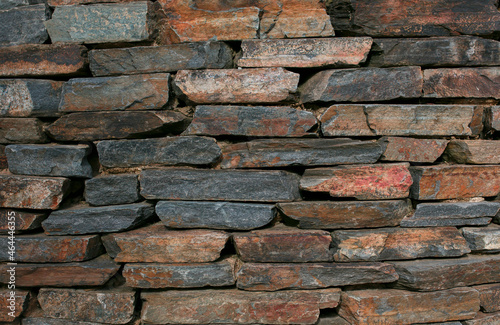 old vintage, textured stone wall outdoors in Adelaide, South Australia