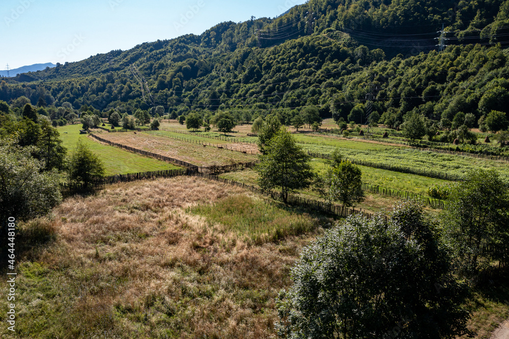 The landscape of the Carpathian Mountains The landscape of the Carpathian Mountains