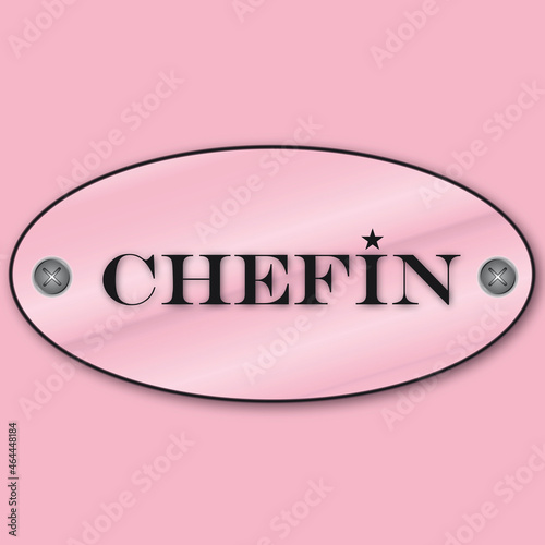 Türschild Chefin