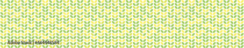 Green and yellow geometric seamless pattern
