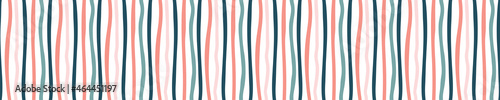 Seamless pattern with teal and pink stripes
