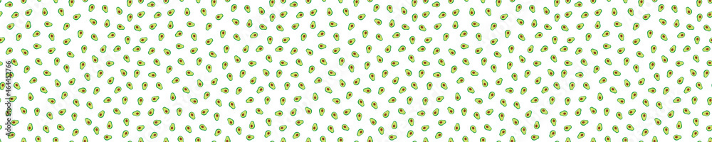 Seamless pattern with tiny avocados Seamless pattern with tiny avocados