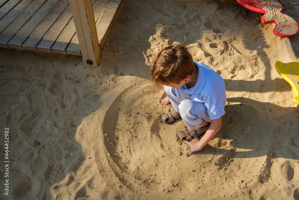 Sand playground child summer fun, happy. Sand playground child summer fun, happy.