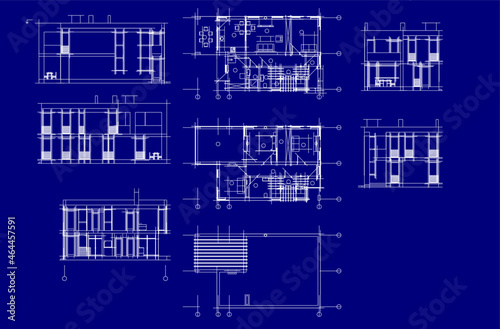 house project architectural drawing
