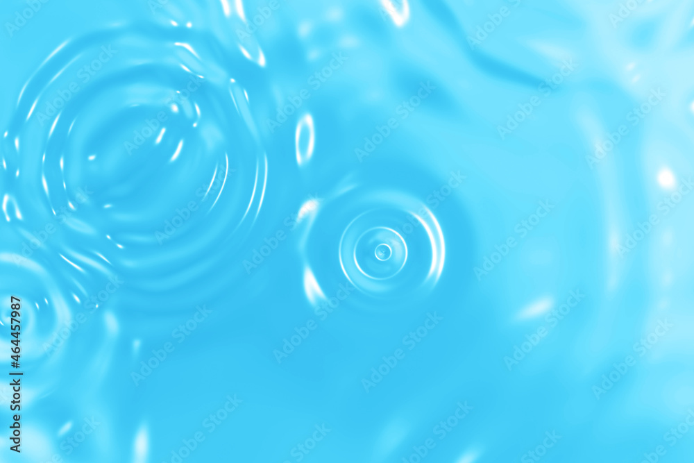 Circles on water top view radial pattern on liquid Circles on water top view radial pattern on liquid