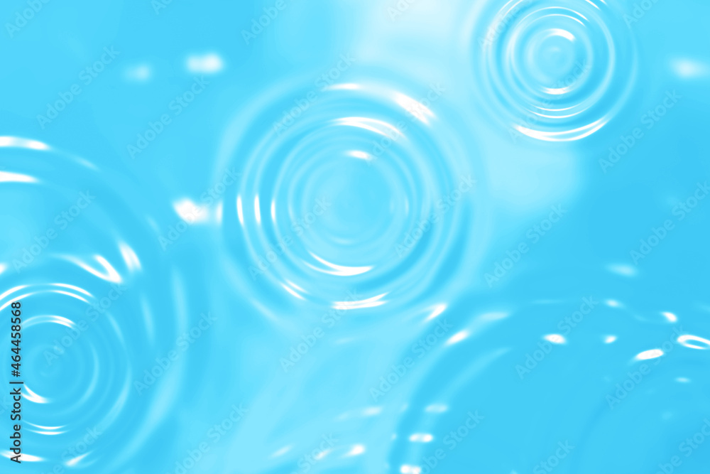 Circles on water top view radial pattern on liquid Circles on water top view radial pattern on liquid