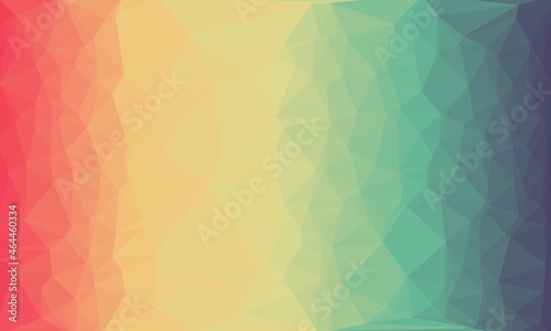 Wallpaper Mural vibrant minimal multicolored polygonal background Torontodigital.ca