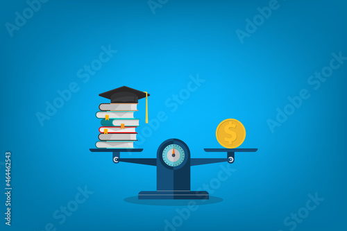 investment in education concept . Vector illustration