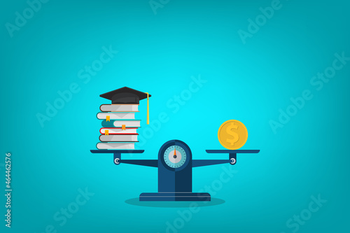 investment in education concept . Vector illustration