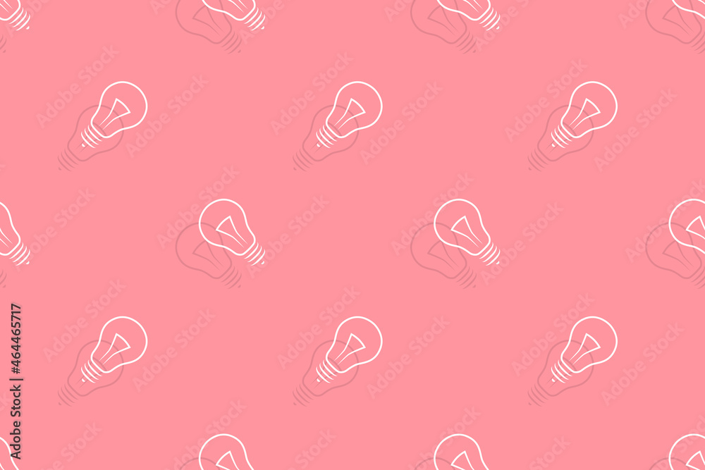 Background on the theme of light bulbs and lighting.Seamless pattern From the silhouette of light bulbs. Background on the theme of light bulbs and lighting.Seamless pattern From the silhouette of light bulbs.