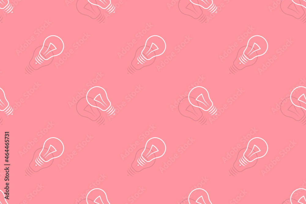 Background on the theme of light bulbs and lighting.Seamless pattern From the silhouette of light bulbs. Background on the theme of light bulbs and lighting.Seamless pattern From the silhouette of light bulbs.