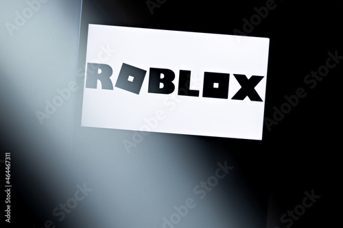 Roblox editorial. Illustrative photo for news about Roblox - an online game platform and game creation system
