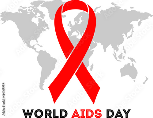 1 december world aids day concept design vector illustration