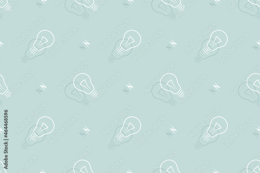 Background on the theme of light bulbs and lighting.Seamless pattern From the silhouette of light bulbs. Background on the theme of light bulbs and lighting.Seamless pattern From the silhouette of light bulbs.