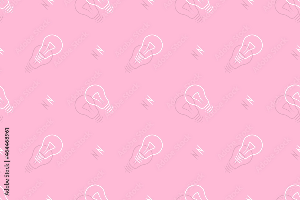 Background on the theme of light bulbs and lighting.Seamless pattern From the silhouette of light bulbs. Background on the theme of light bulbs and lighting.Seamless pattern From the silhouette of light bulbs.