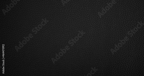 Black leather texture background texture with clear pattern, macro photography.
