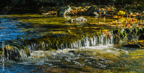 Photography Waterfall, Yorkshire in autumn