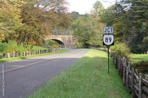 Stone bridges are a beautiful sight along the Blue Ridge Parkway in North Carolina.