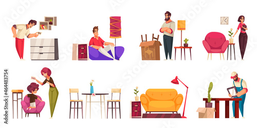 Furniture Store Compositions Set