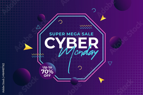 Cyber monday sale banner
